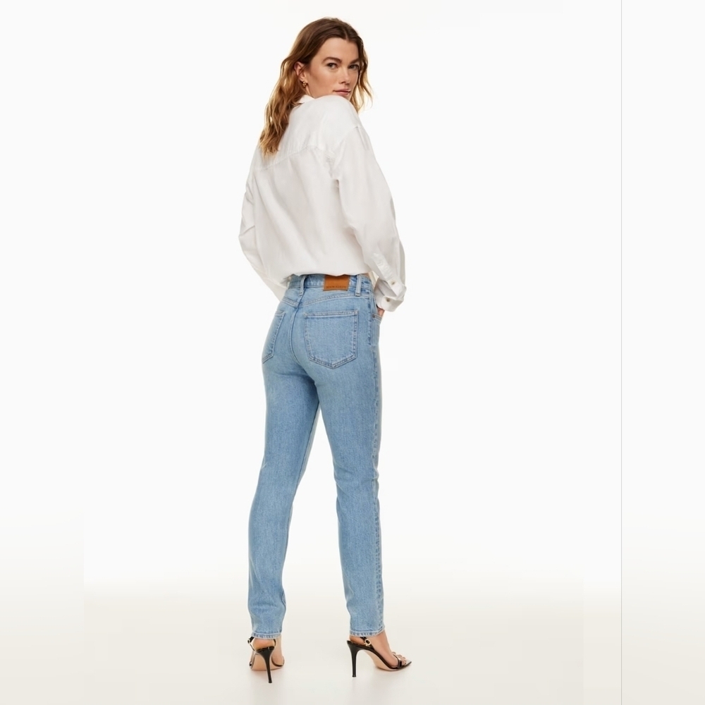 NWT ARITZIA Denim ForumThe '80s Bardot Hi-rise Slim Jean SZ 25